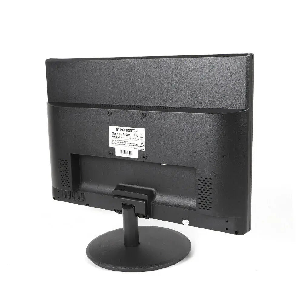 19-inch LED Touch Screen Monitor, 1440×900 Resolution, VGA/HDMI Input, 16:10 Aspect Ratio, 250cd/m² Brightness, and 5ms
