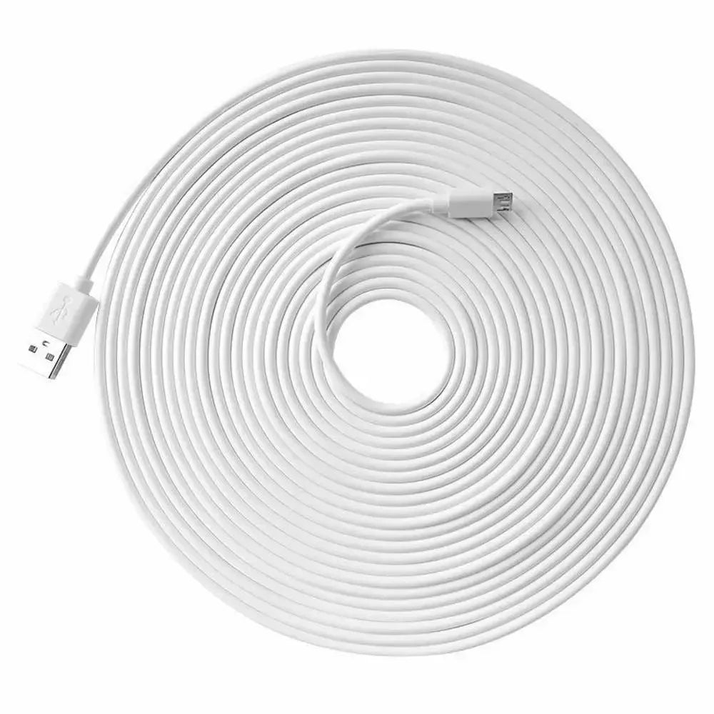1-14m Ultra Long Android Extension Charging Cable for Recorder Camera VR Monitor Power Bank Universal Micro USB Extender Cord