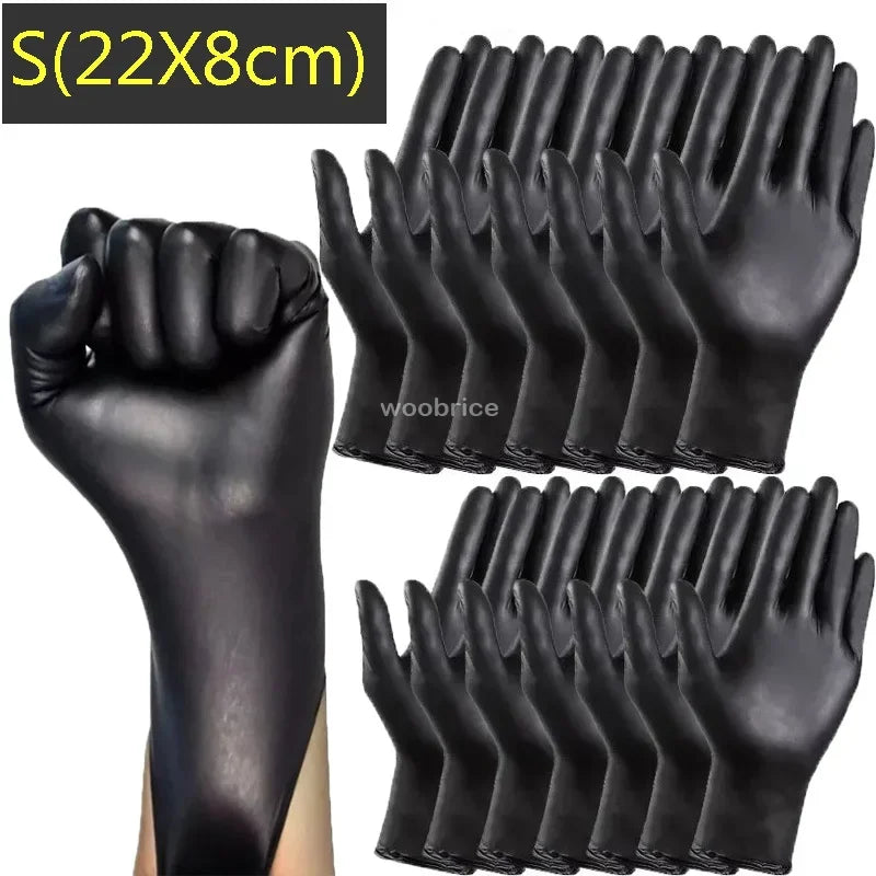 10-100pcs Rubber Gloves Disposible Nitrile Gloves forHousehold Cleaning Work Safety Tools Gardening Gloves Kitchen Cooking Tools