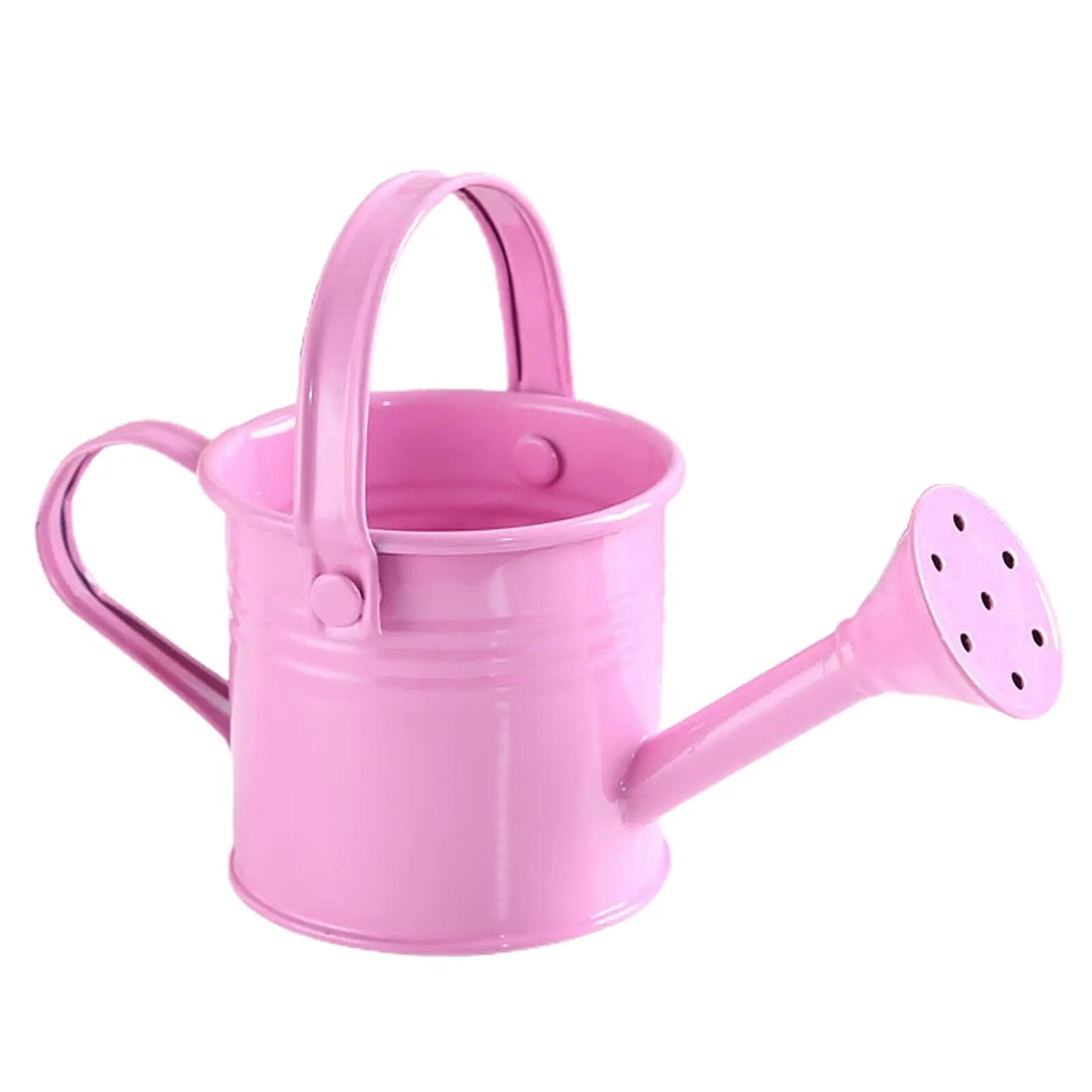 1Pcs Metal Watering Can Garden Flower Kettle Mini Small Water Spraying Pot Sprinkle with Large Capacity For Kids Adult