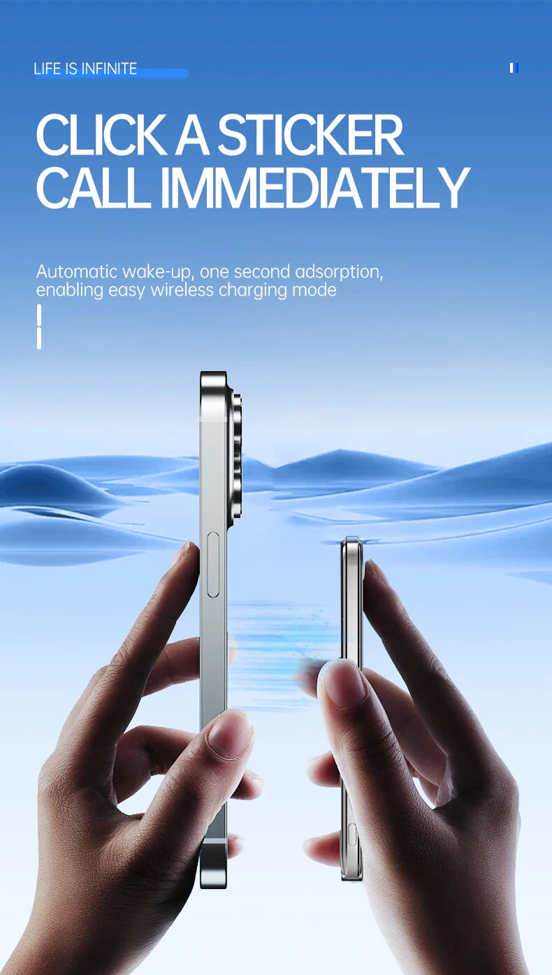 10000mah Fast Charging External Battery Ultra Thin Power Bank For Magnetic Wireless Portable Battery For Iphone Samsung Xiaomi