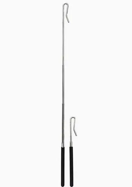 2 Pcs Hand Puppet Control Sticks Stainless Steel Joystick Performance Props Lightweight Puppet Accessories Rods