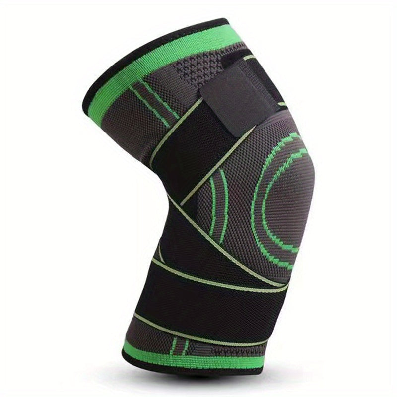 1pc High-Elastic Breathable Compression Knee Sleeve Protector for Sports, Gym, Hiking, Fitness, and Weightlifting - Joint Support and Protector