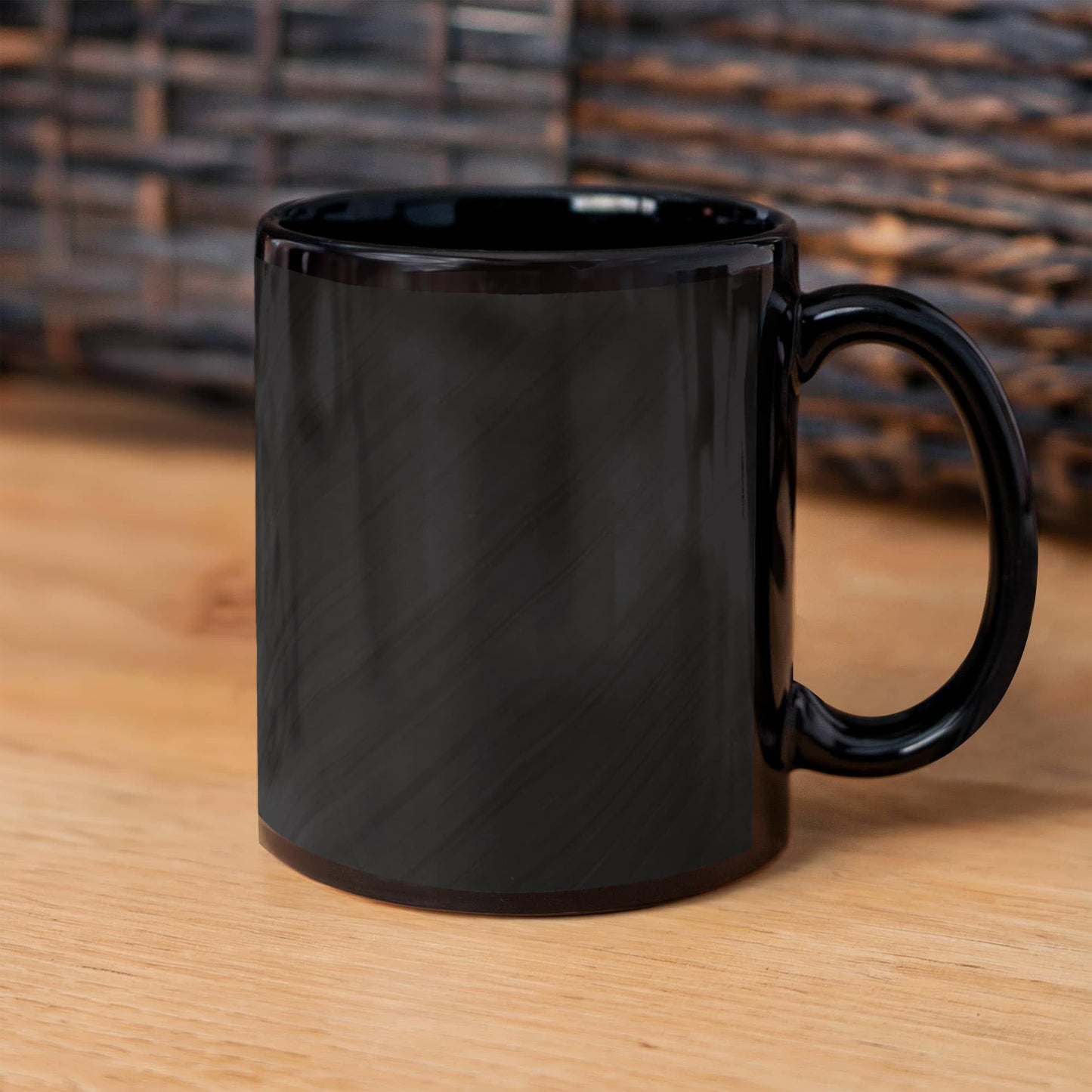 Black Ceramic Mug