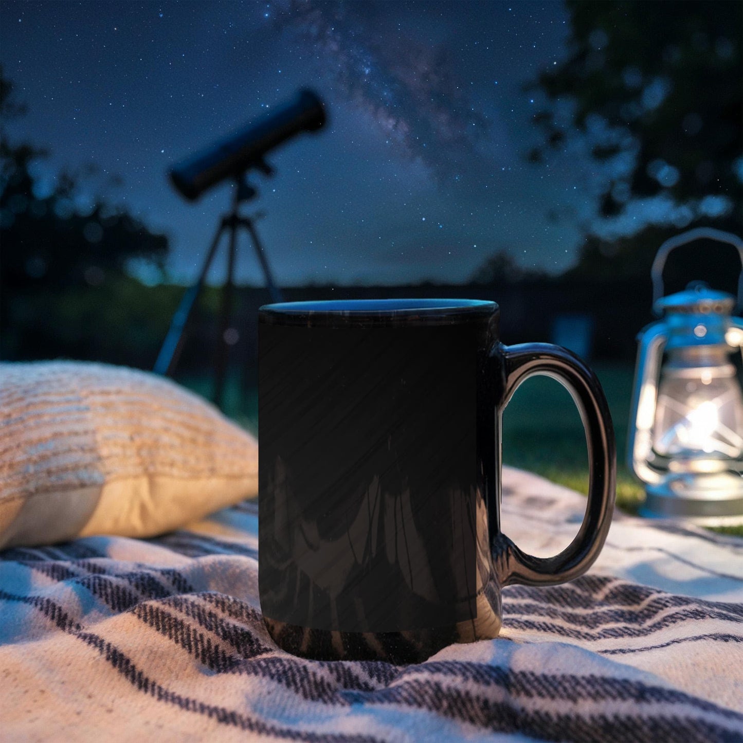 Black Ceramic Mug