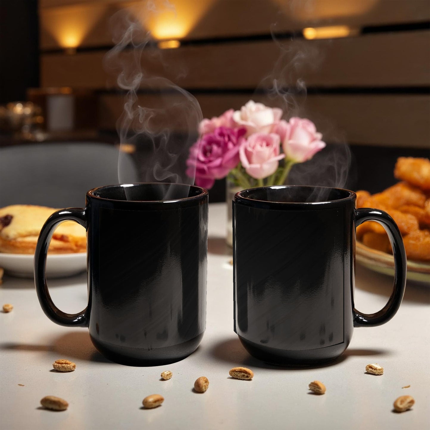 Black Ceramic Mug