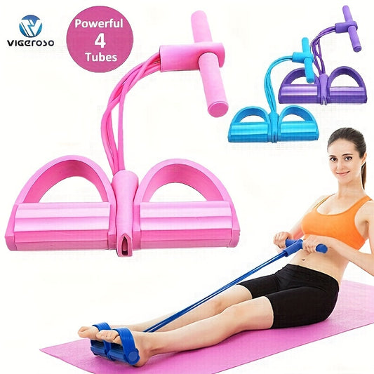 Light EVA Fabric Home Gym Resistance Bands Set - Stackable, Full Body Workout, Core & Upper Body Strength Training, Flexibility Improvement, Fitness Equipment