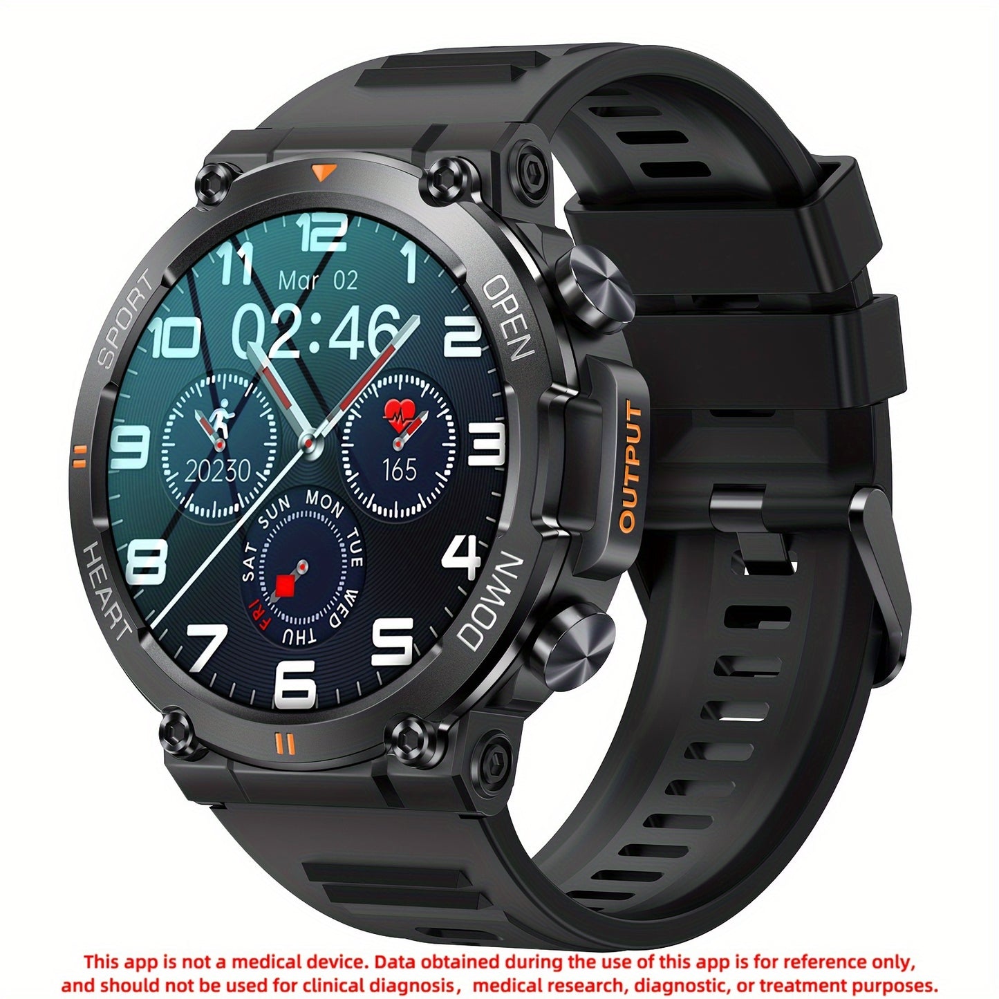 SENBONO Round Smart Watch With 1.39inch Screen Wireless Dial Answer Call Watch, Activity  Fitness Watch 400mAh Outdoor Sports Smartwatch Men Women For IPhone/Android