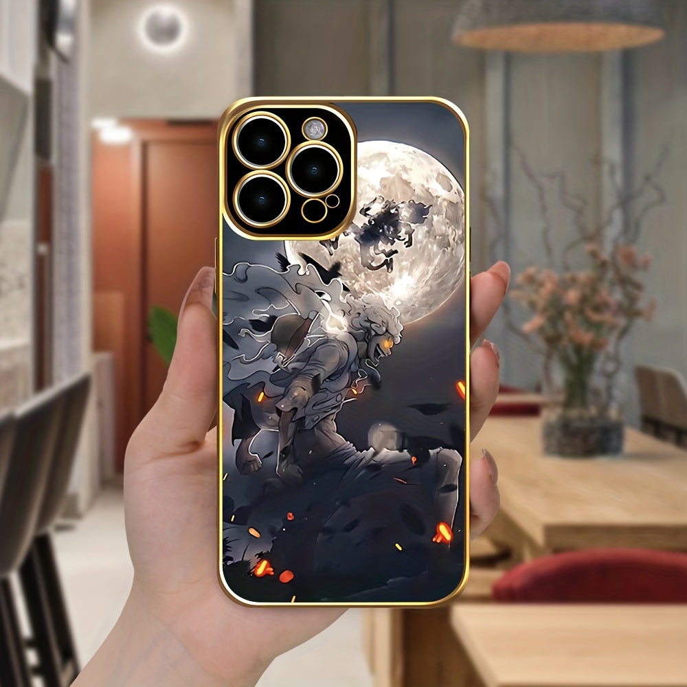 Creative Anime Character Graphic Phone Case For IPhone 15/11 Pro Max/11/14 Pro/14/13/12 Pro Max Shockproof Soft Protective Cover