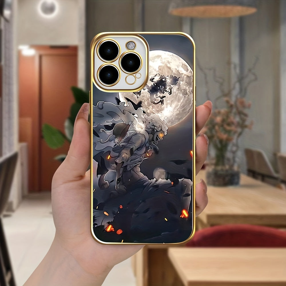 Creative Anime Character Graphic Phone Case For IPhone 15/11 Pro Max/11/14 Pro/14/13/12 Pro Max Shockproof Soft Protective Cover