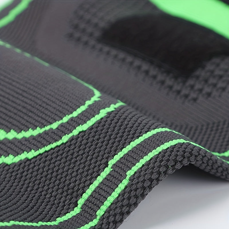 1pc High-Elastic Breathable Compression Knee Sleeve Protector for Sports, Gym, Hiking, Fitness, and Weightlifting - Joint Support and Protector