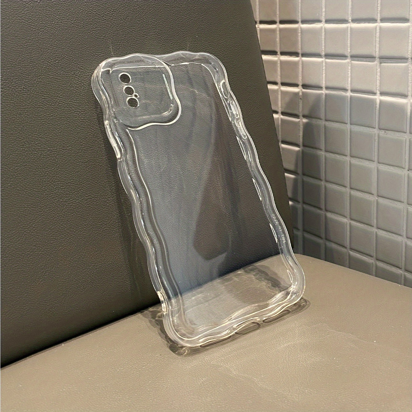 Photo Frame Wave Transparent Phone Case