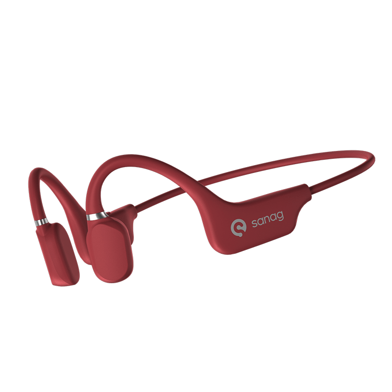 Sanag A5X True Bone Conduction Open Ear Wireless Sport Headphones - Immersive 3D Stereo Sound, Sweatproof, Lightweight, Long Battery Life - Ideal for Running, Jogging, Cycling, and Fitness Enthusiasts